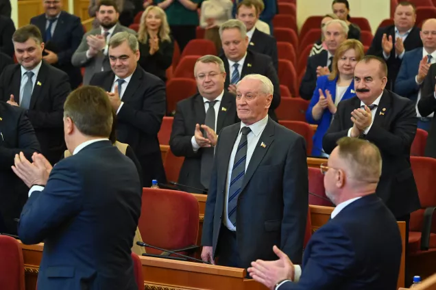 Н. Беляев. Я благодарю каждого, с кем мы вместе делали благополучной нашу Ростовскую область