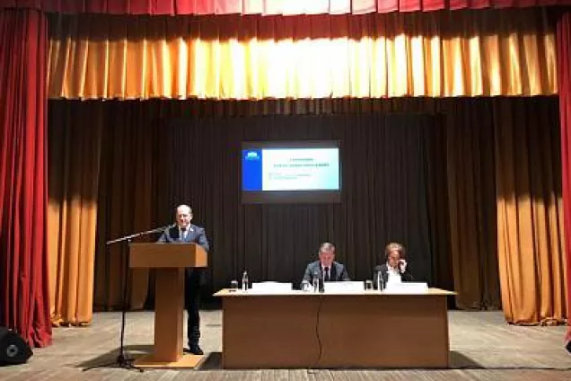 Александр Скрябин в составе информационной группы посетил Дубовский район