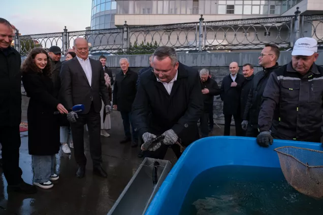 XXXIX Конференции ЮРПА символично началась с выпуска рыбной молоди