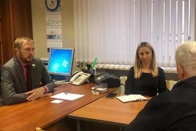 Сергей Замиховский обсудил планы по созданию в Октябрьском районе спортивного клуба