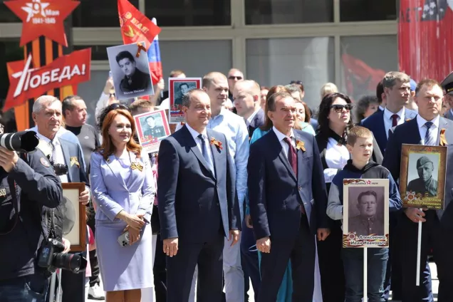 Юрий Бурлачко.Сколько бы ни прошло лет после тех страшных событий, мы будем, как сегодня, участвовать в «Бессмертном полку»