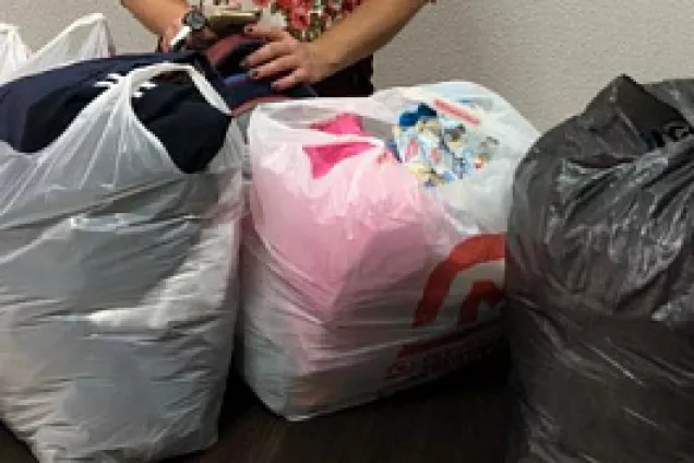 Очередную партию вещей для жителей из ЛНР и ДНР  собрали молодые кубанские депутаты