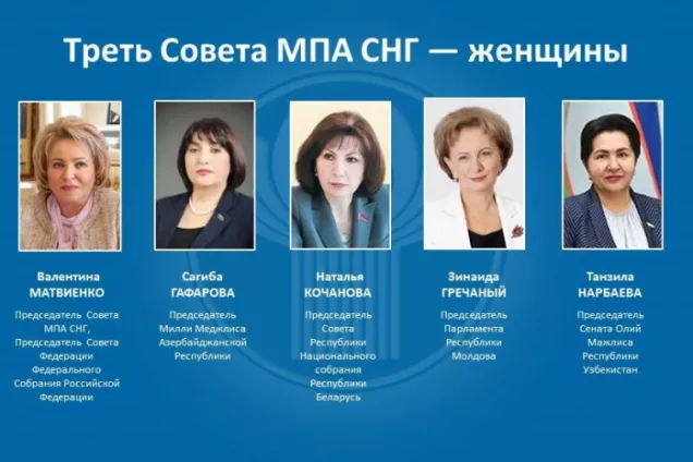 Парламенты стран СНГ демонстрируют возрастающую роль женщин в политике