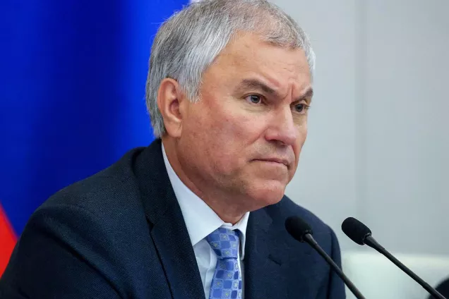 Спикер Госдумы Володин. В последнее время слова «война» и «мир» часто употребляются политиками