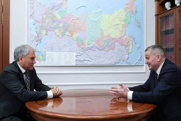 Спикер Госдумы В.Володин  провел встречу с губернатором Волгоградской области