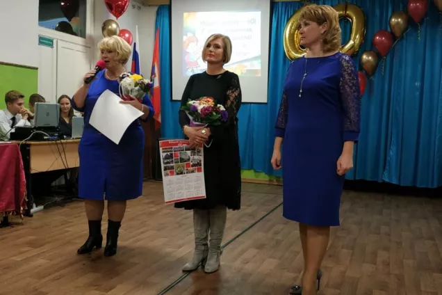 Татьяна Щербакова поздравила школу № 18 с юбилеем