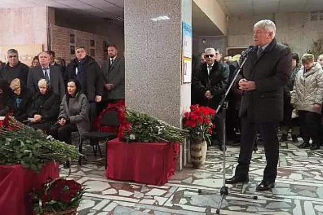 Сегодня в Зернограде простились с Андреем Алабушевым