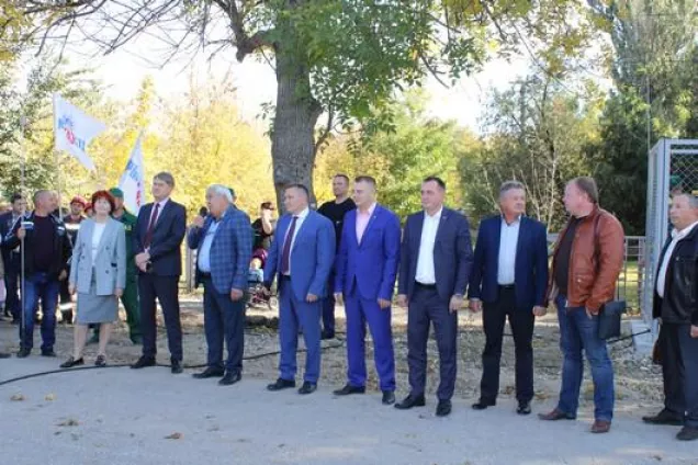 Алексей Черняк принял участие в запуске газа в пгт. Азовское