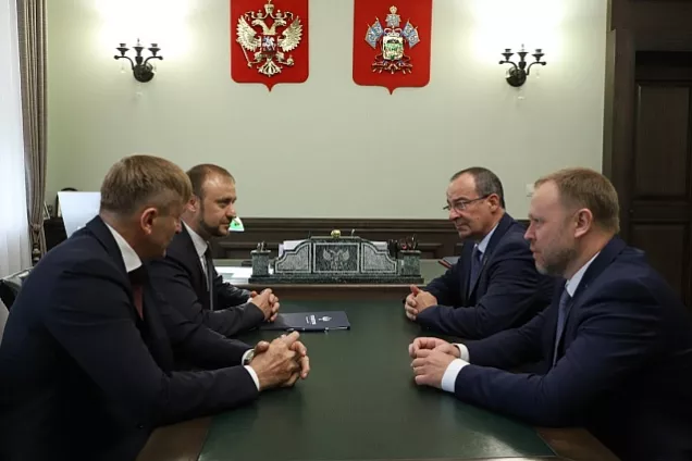 Спикер ЗСК Юрий Бурлачко встретился с руководителем Кубанского бассейнового водного управления