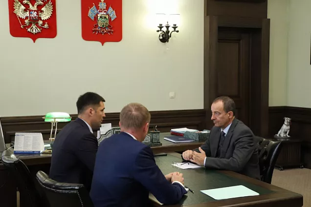 Юрий Бурлачко и Серафим Тимченко обсудили темы дальнейшего взаимодействия между ЗСК и Минспорта Кубани