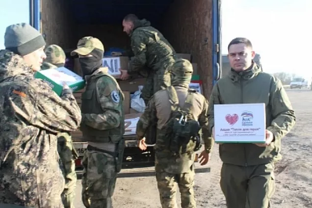 Депутаты Дона доставили снаряжение и продукты мобилизованным на передовую в Херсонской области