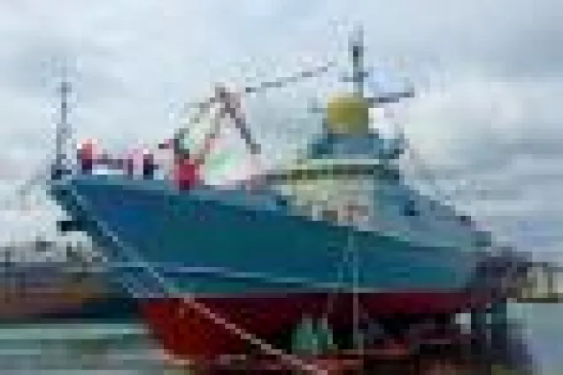 Эдип Гафаров принял участие в церемонии спуска на воду малого ракетного корабля «Аскольд» в Керчи