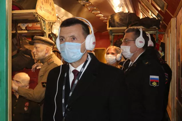 В год памяти и славы в России ретро-поезд Победы прибыл в Новороссийск