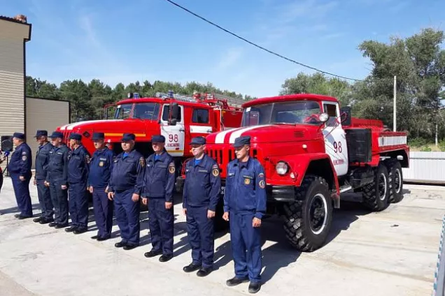 Новое пожарное депо открыто в Быковском районе