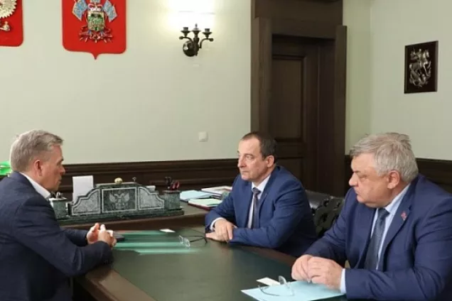 В кубанском парламенте состоялась встреча с  инвестором первого в России государственного промпарка