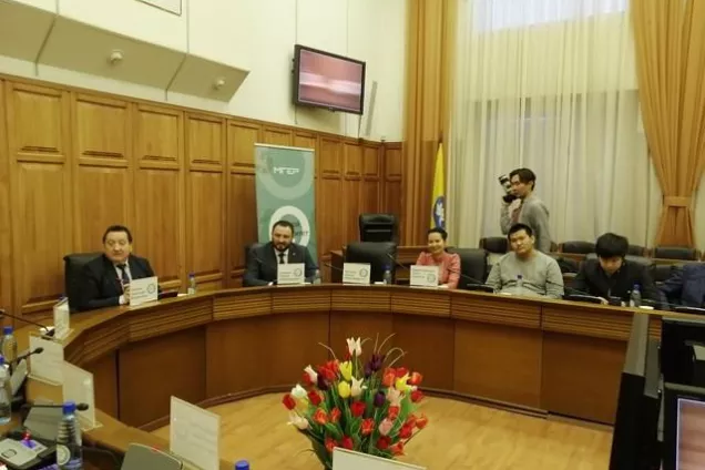 
На торжественном закрытии проекта «Другой университет»