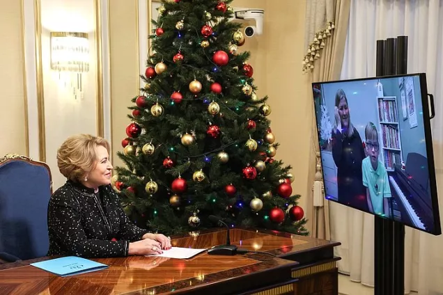 В.Матвиенко приняла участие во Всероссийской акции «Елка желаний»