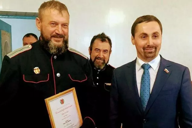 Алексей Логинов поздравил казаков Чернышковского района с 450-летием служения Отечеству