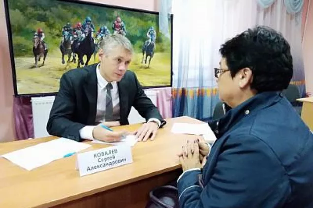 Сергей Ковалев провел прием граждан в Миллеровском районе