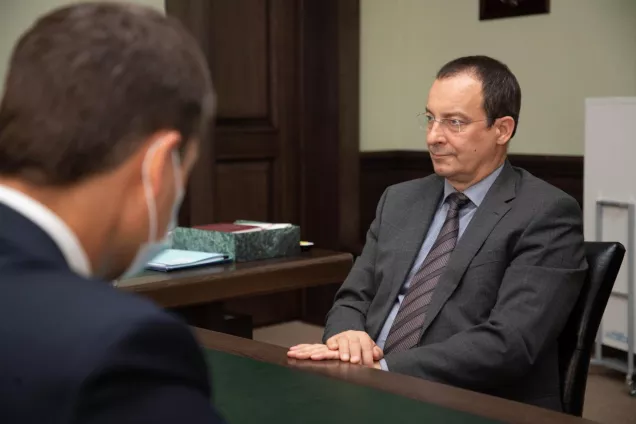 Спикер ЗСК провел встречу с новым руководителем краевого департамента инвестиций