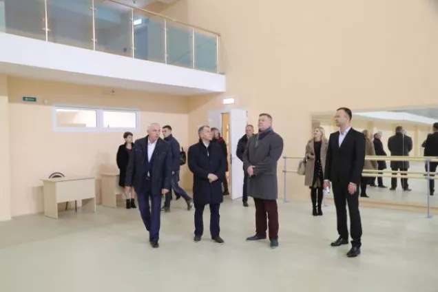 Владимир Константинов осмотрел завершение реконструкции регионального спортивно-тренировочного центра "Крым-Спорт"