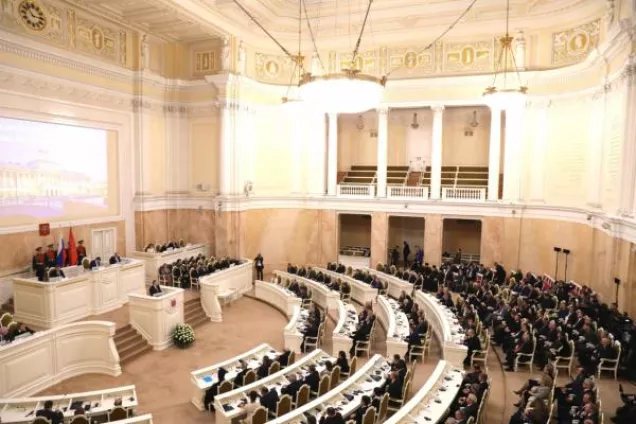 Владимир Константинов принял участие в торжественном заседании, посвященном 25-летию Законодательного Собрания Санкт-Петербурга