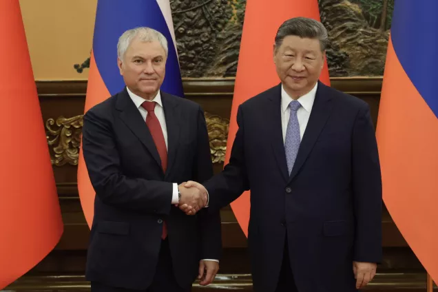 В Пекине Председателя Госдумы Вячеслава Володина принял Председатель КНР Си Цзиньпин