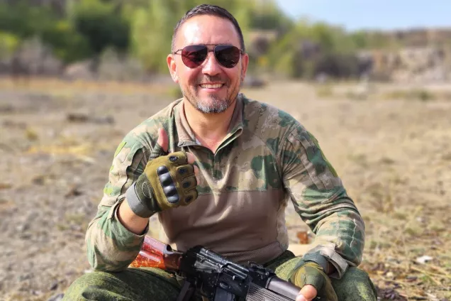 Депутат астраханского парламента Денис Харитонов встретил свой день рождения в зоне СВО