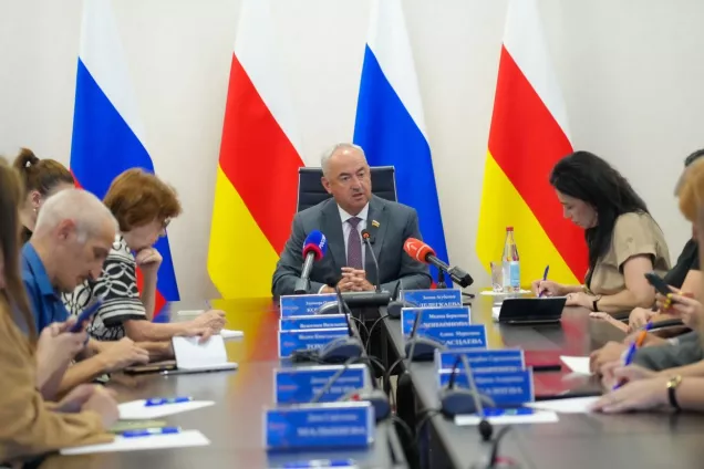 Т. Тускаев  провел пресс-конференцию по итогам деятельности Парламента РСО-Алания за I-е полугодие