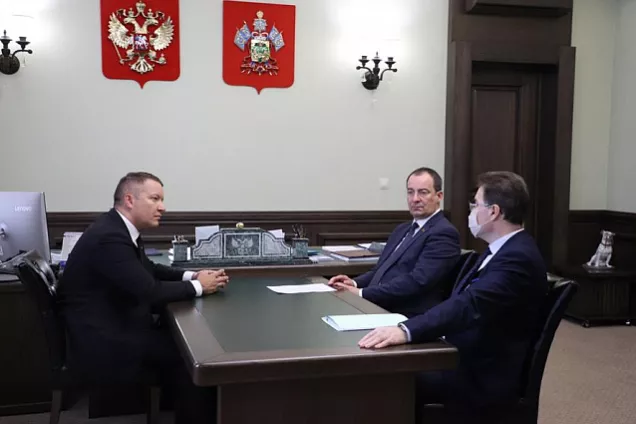 Спикер ЗСК провел встречу с руководителем Росреестра по Краснодарскому краю