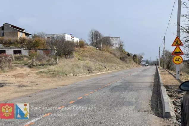 Ремонт основной дороги села Верхнесадовое близится к завершению