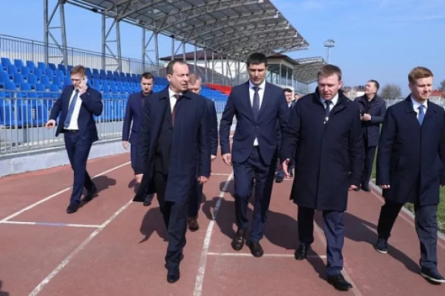 Депутаты Кубани оценили спортивный потенциал Динского района Краснодарского края