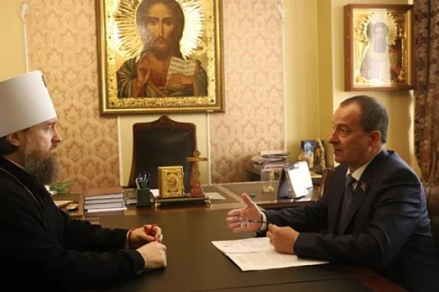 Юрий Бурлачко обсудил с главой Кубанской митрополии дальнейшее взаимодействие депутатов и духовенства края