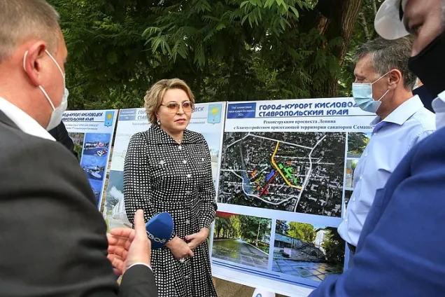 В. Матвиенко.Кисловодск может стать базой для программы постковидной реабилитации