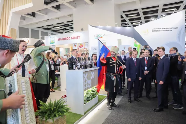 Делегация Кубани приняла участие в открытии российской экспозиции на «Зеленой неделе» в Берлине