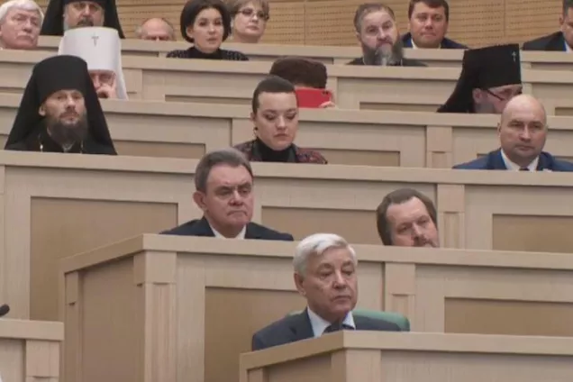 Владимир Немцев и Екатерина Алтабаева приняли участие в пленарном заседании VIII Рождественских парламентских встреч