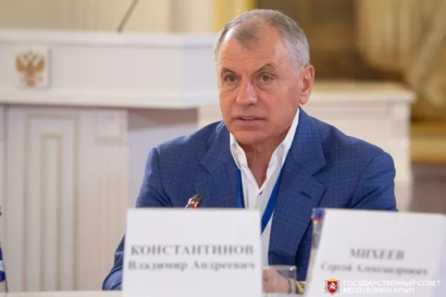 Спикер парламента Крыма В.Константинов.  Россия на западном направлении