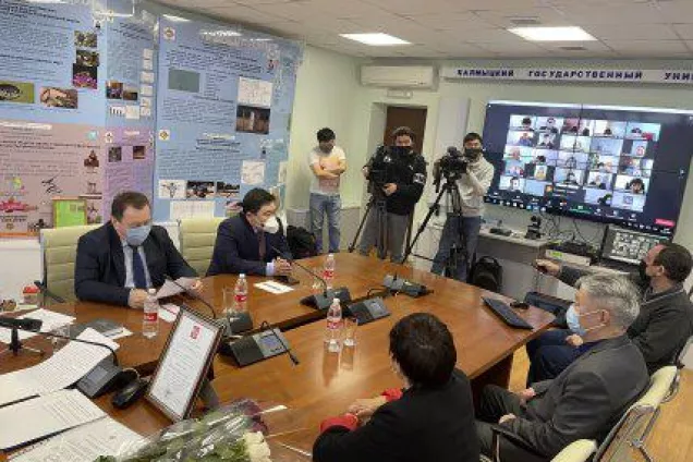 
Год науки и технологий открыт в Калмыцком государственном университете