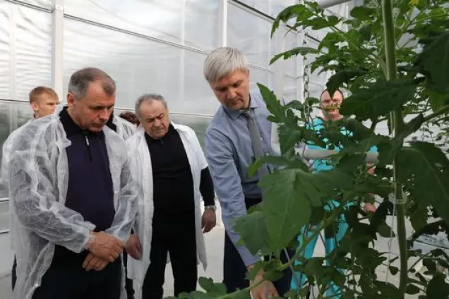 Владимир Константинов посетил бюджетообразующие предприятия Белогорского района 