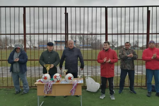 Депутат А. Мамхегов принял участие в церемонии закрытия зимнего чемпионата Красногвардейского района по футболу