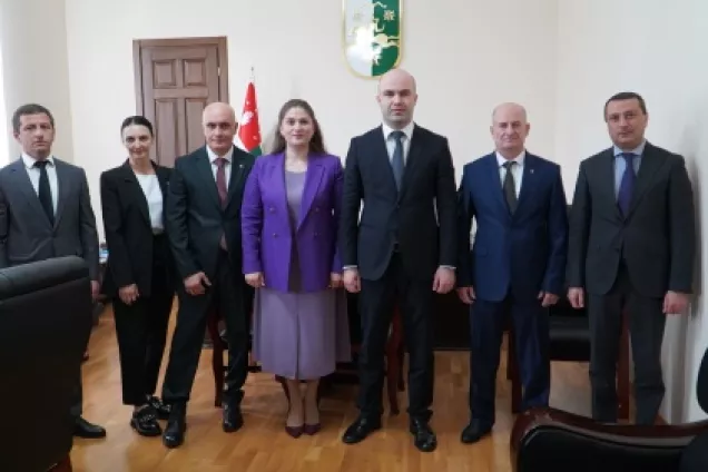 В Парламенте  Абхазии прошла встреча с делегацией Верховного суда Республики Южная Осетия