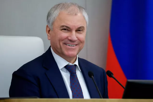 Председатель Госдумы  Вячеслав Володин. Европолитики окончательно потеряли разум