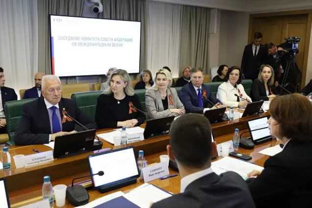 Спикер волгоградского парламента А.Блошкин.Регион является одним из признанных центров народной дипломатии