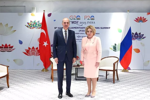 В.Матвиенко.Задача парламентов России и Турции — поддерживать развитие  сотрудничества двух стран