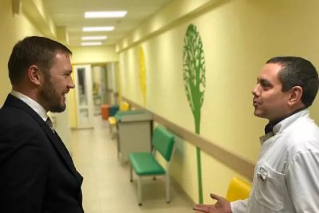 Сергей Замиховский с рабочим визитом посетил поликлинику № 12 города Ростова-на-Дону